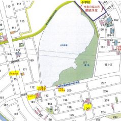 区画整理地内地図