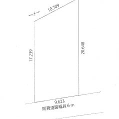 間口９．６２M(間取)